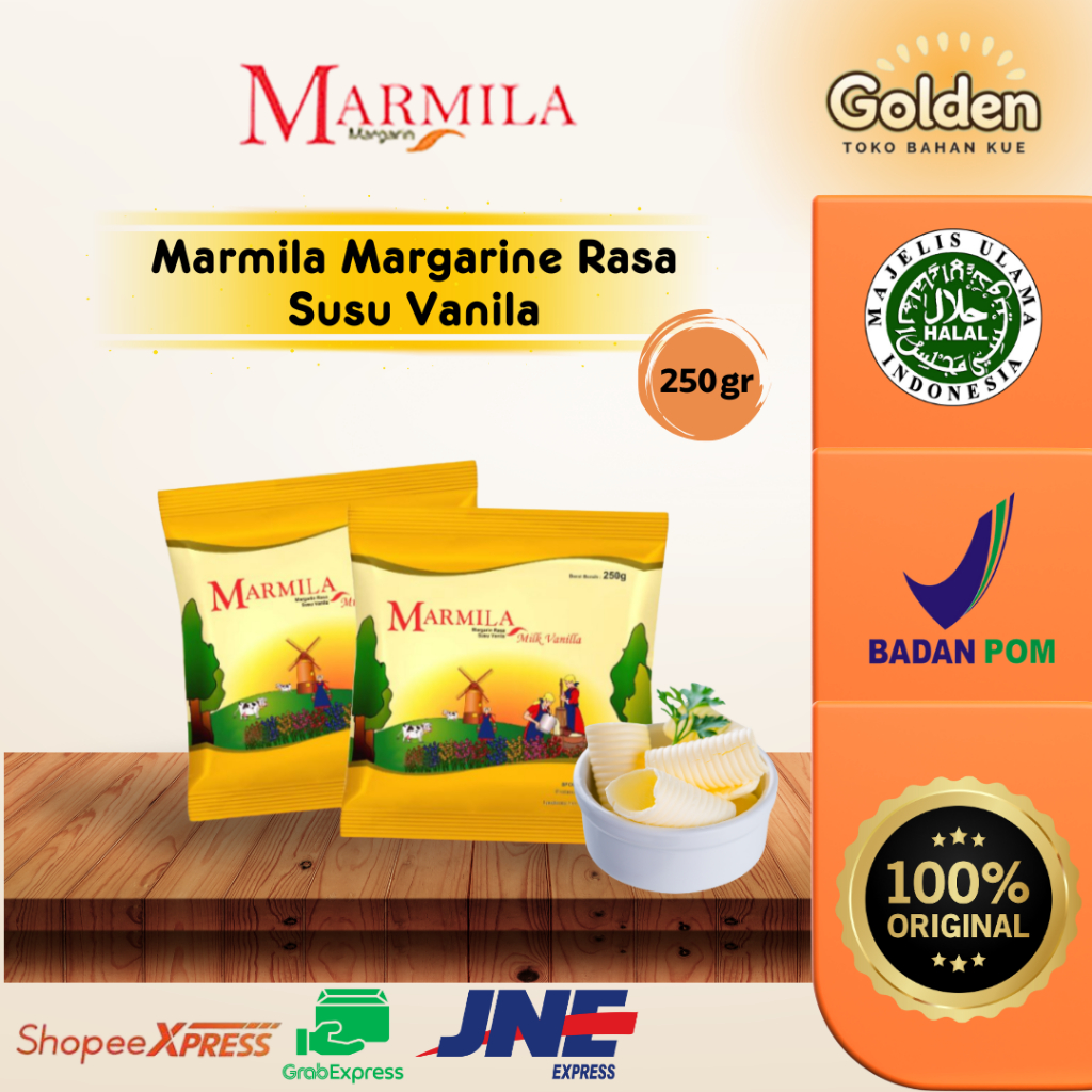 

Mrmila Margarine Rasa Susu Vanila 250 gr
