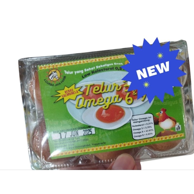 

Telur omega 3 isi 6 telur rendah kolestrol