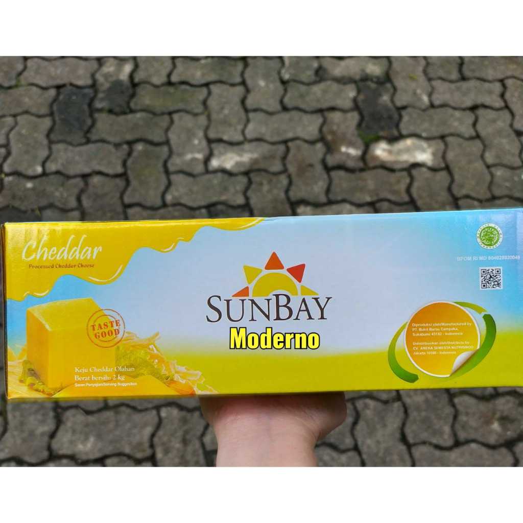 

Sunbay Cheddar cheese 2 Kg - Sunbay keju cheddar 2 Kg