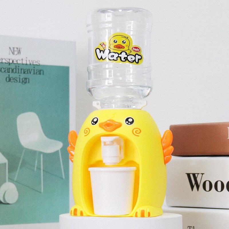 Mainan dispenser galon mini bebek kuning