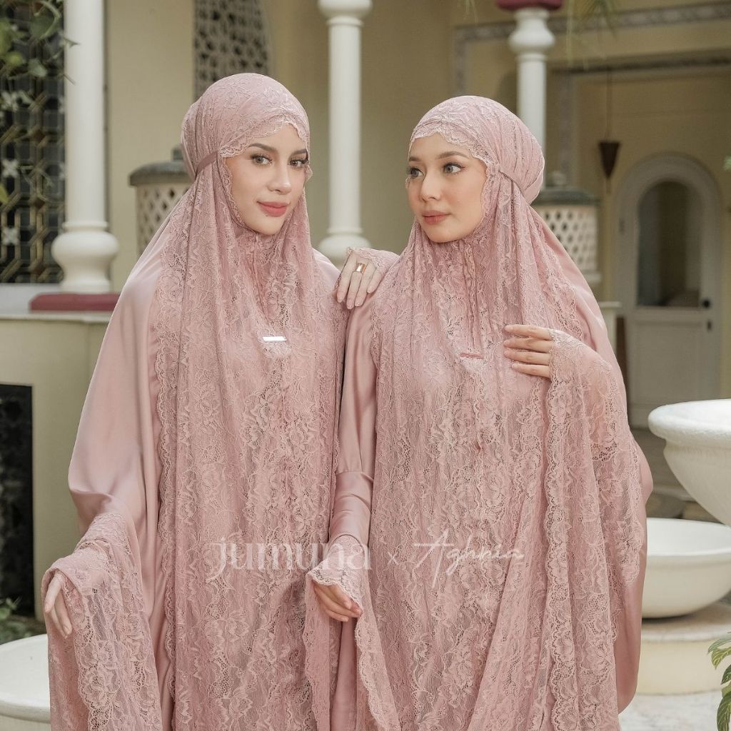 Jumuna - Mukena Silk Premium Ellieya Special Edition Jumuna x Aghnia