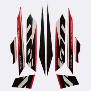 Stiker Striping Yamaha Vixion R 2017 Merah Putih List Stiker Standar Yamaha Vixion R 2017