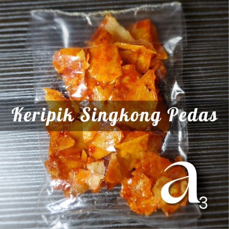 

[WA3] Keripik Singkong Pedas, Cemilan Snack Serba 3000 Waroenk A3