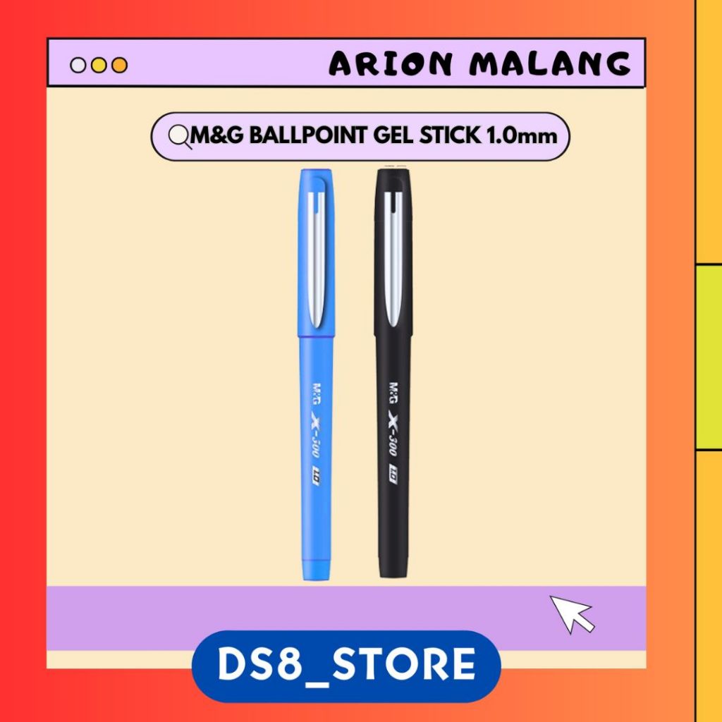 

M&G Ballpoint Gel Stick 1.0mm Black AGPV8673