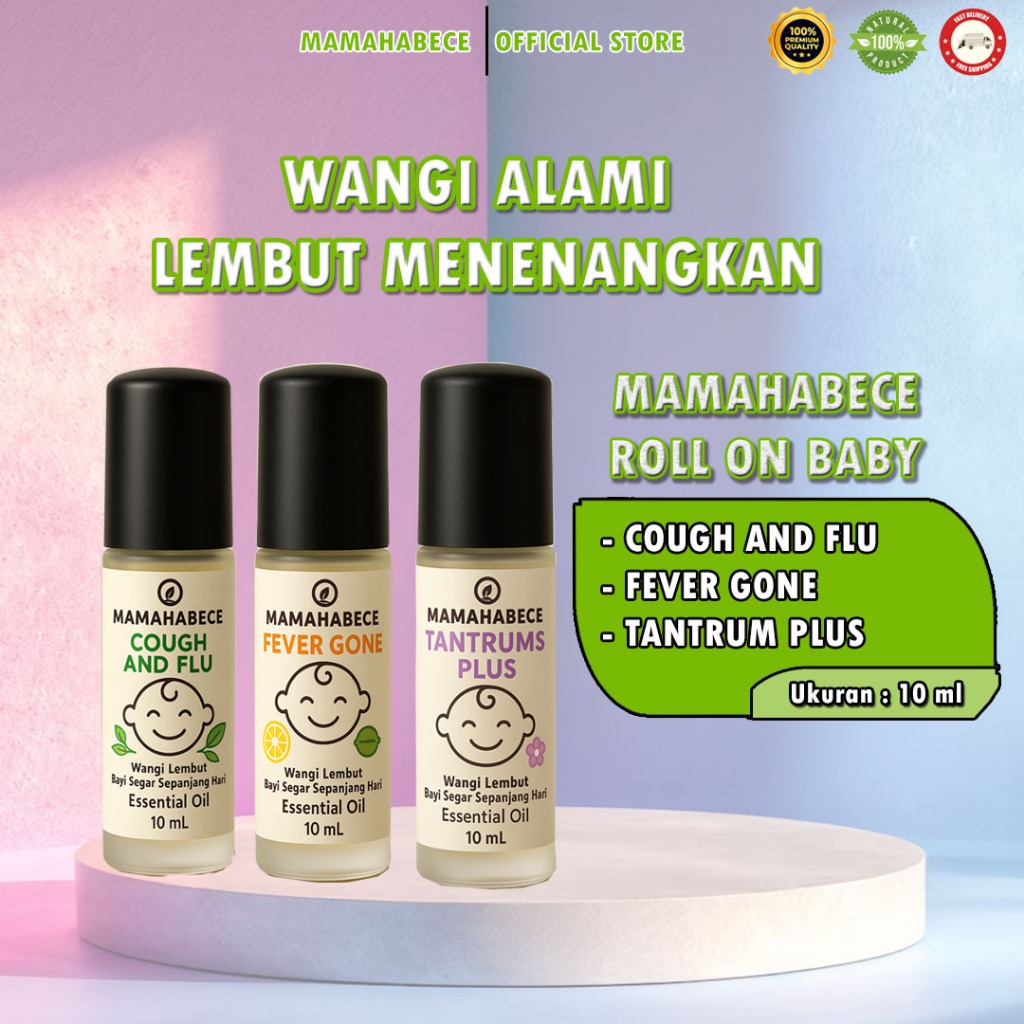 Baby Oil Cough N Flu Dan Batuk Bayi Minyak Bayi Essential Oil Cough n Flu Baby obat batuk pilek bayi