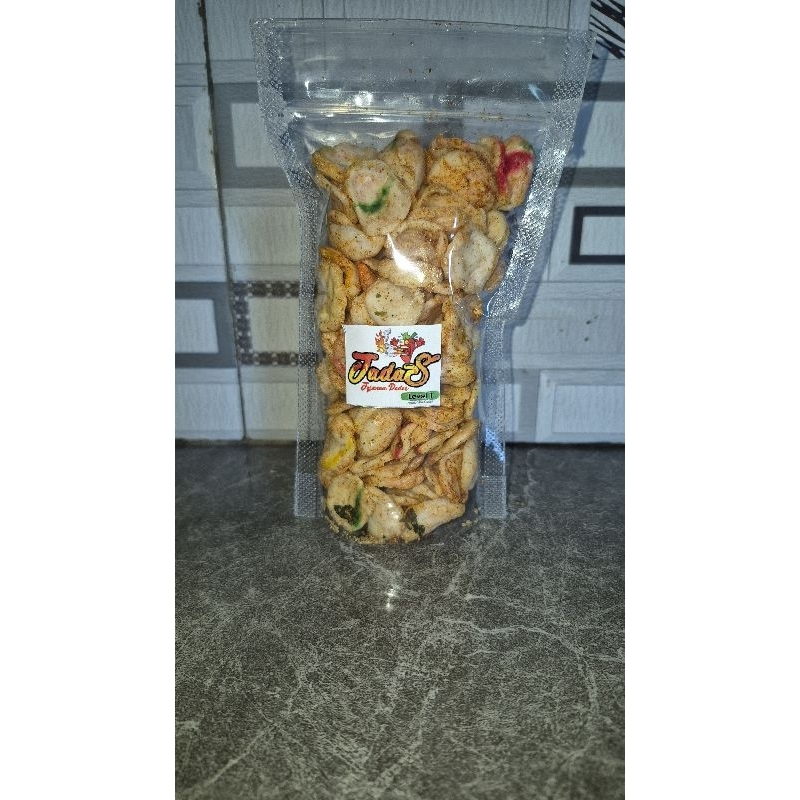 

seblak kering pedas daun jeruk kemasan 50g