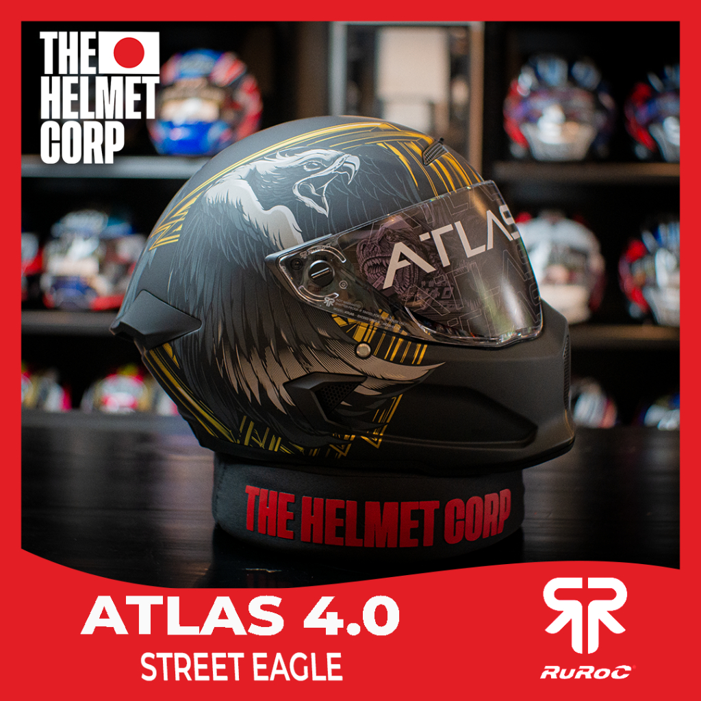 RUROC ATLAS 4.0 STREET EAGLE FULL FACE HELMET