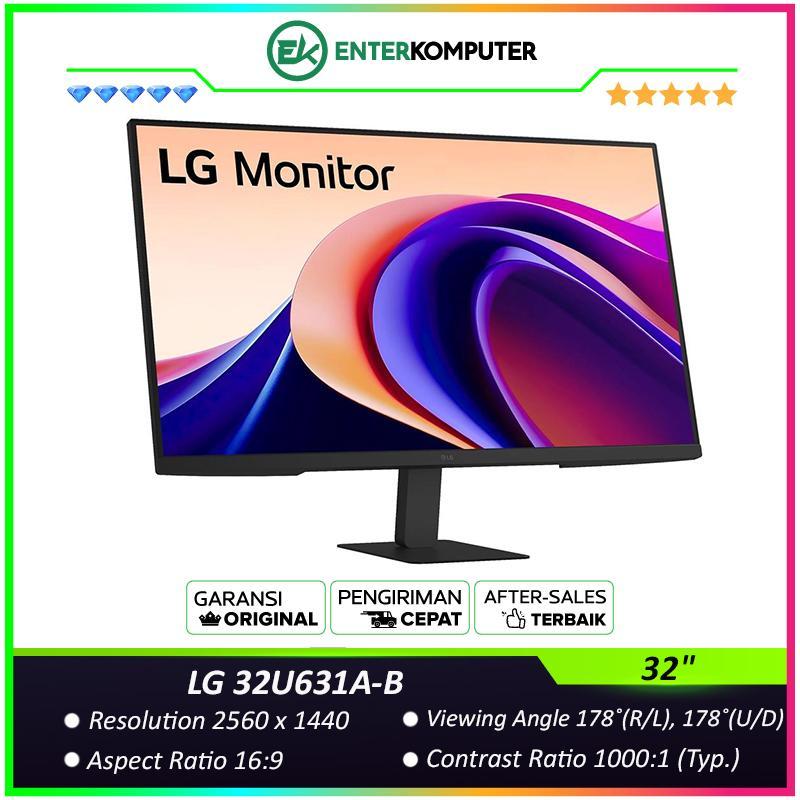 LG 32U631A-B 32" QHD IPS 100Hz HDR10 USB-C Monitor / Monitor 32 inch