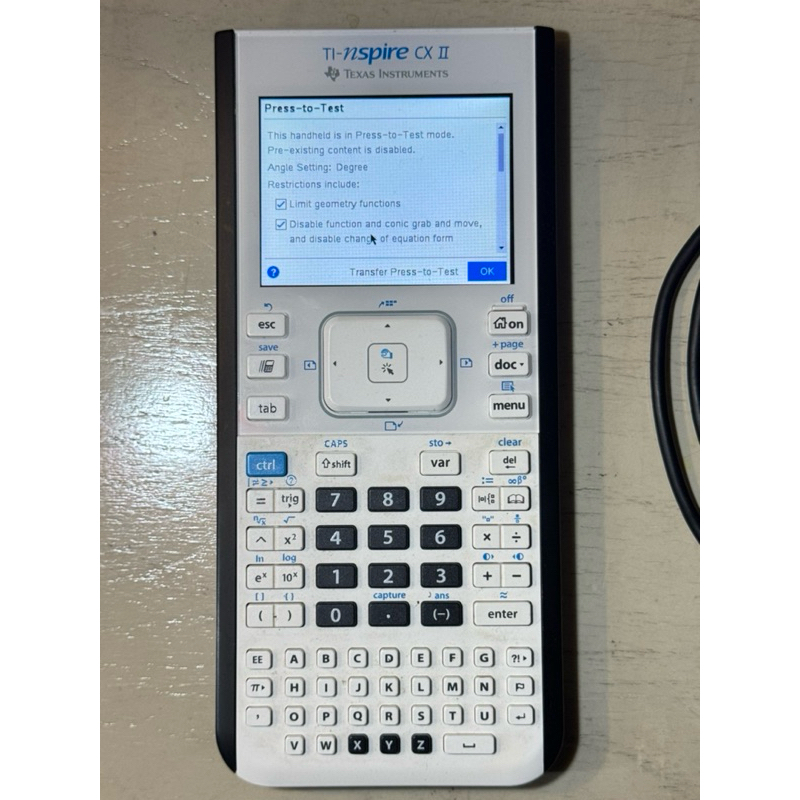 

Kalkulator Grafik TI-Nspire CX II BISA NEGO(no box, ada charger)