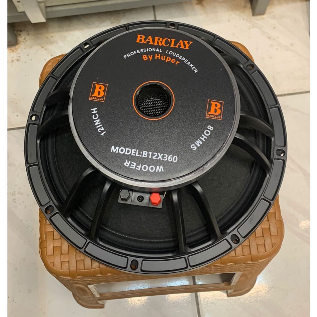 Komponen Speaker Barclay 12 Inch B12X360 / B 12X360 By Huper 700 Watt ORIGINAL