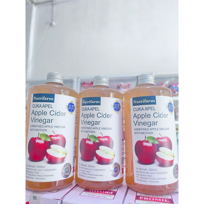 

Cuka Apple Nutrifarm 500Ml || Cuka Apel Nutrifarm Cider Vinegar With Mother 500Ml