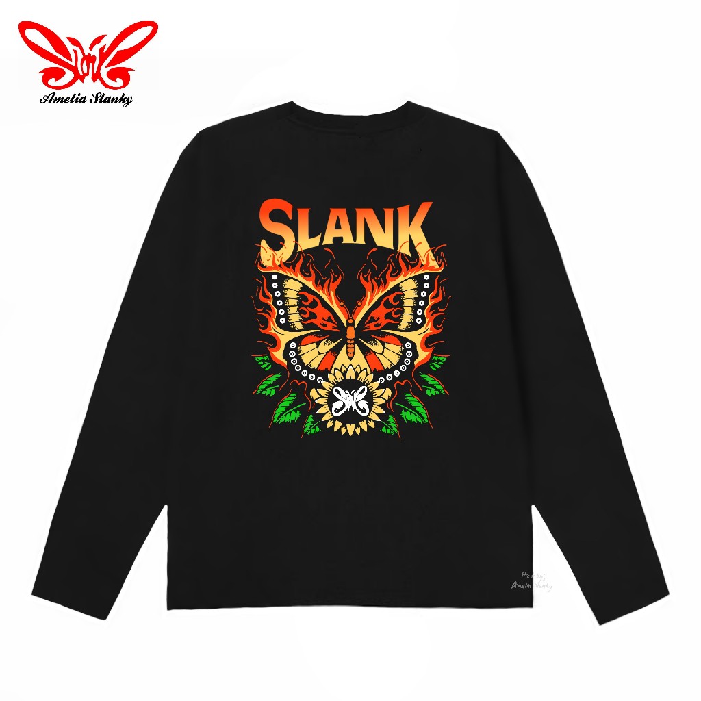 Kaos Long Sleeve Slank | Kupu | Kaos Slank Original 100% Potlot | Amelia Slanky