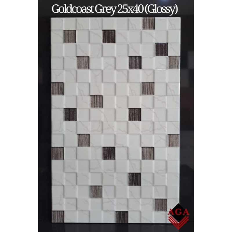 KERAMIK DINDING 25X40 GLOSSY TIMBUL