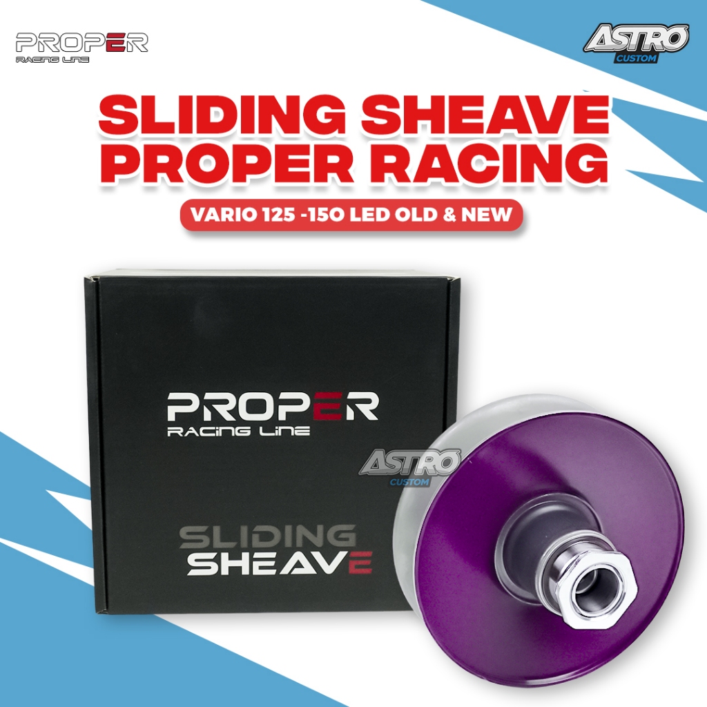 Pulley Belakang Proper Vario Pcx 125 150 K36 Sliding Sheave Assy Original CVT Racing Part Akselerasi