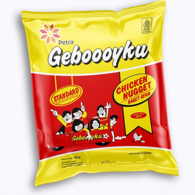 

GEBOOOYKU Chicken Nugget 500 Gram - Nugget Ayam