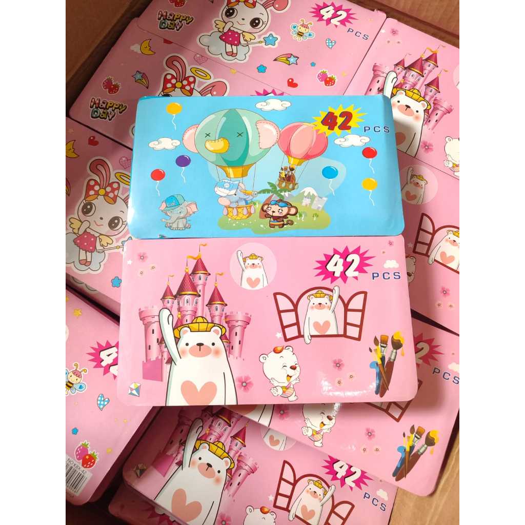 

Krayon Set Isi 42 Pcs | Alat Mewarnai | Alat Gambar Anak