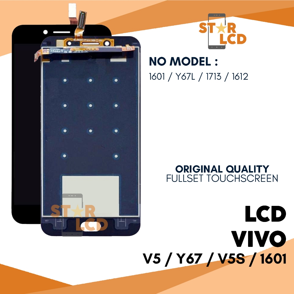 Grosir LCD Vivo V5 / LCD Vivo Y67 / LCD Vivo V5S (1601) - Fullset Touch Screen