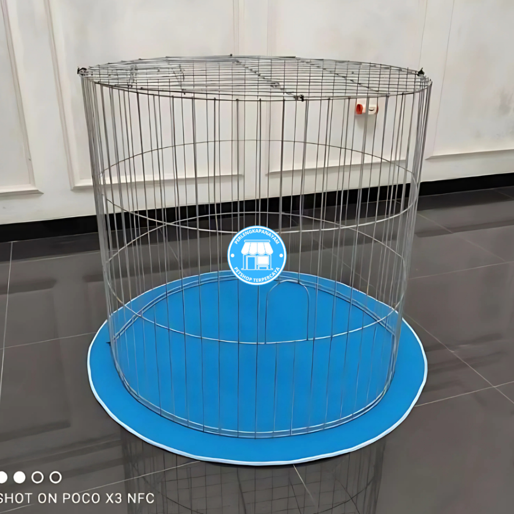KURUNGAN GALVANIS BULAT Kurungan Songkok Ayam Galvanis Anti Karat Diameter 80 Kurungan Ayam Galvanis