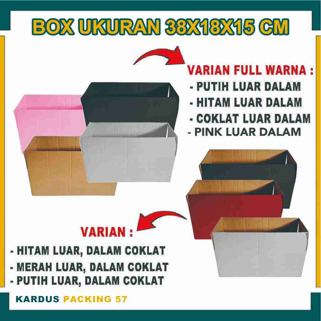 

Box 38x18x15 cm / Box Packing / Kardus Polos
