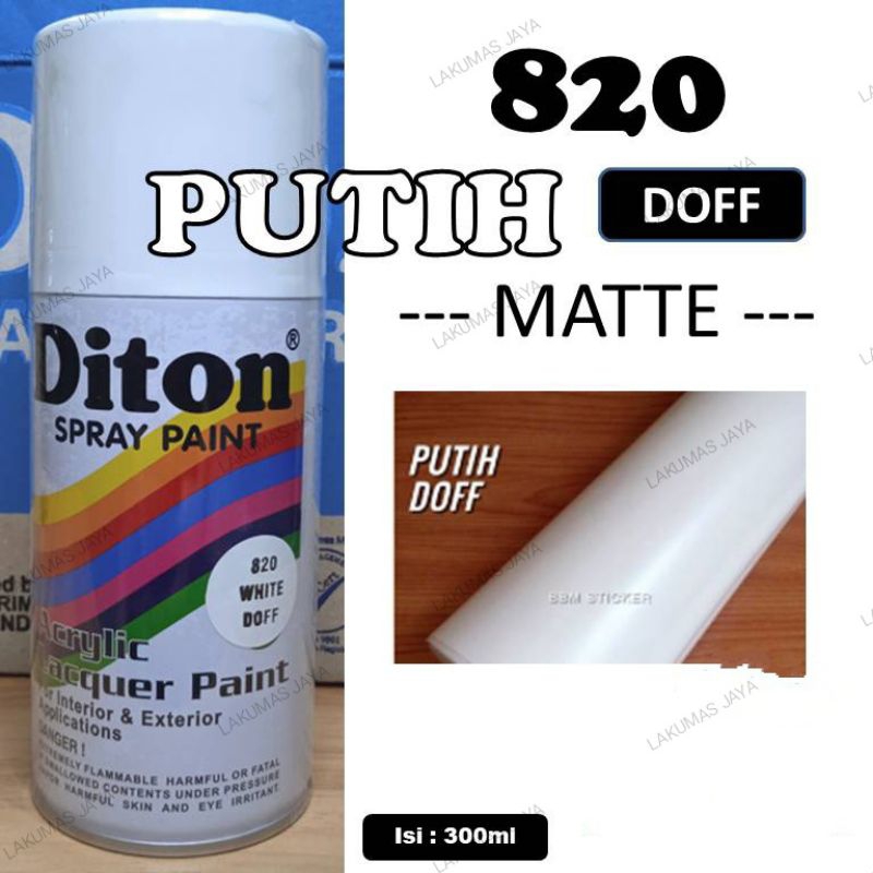 DITON Cat Semprot Pilox 300cc Besar Pilok Warna Putih Tulang 840 Spray Murah Grosir
