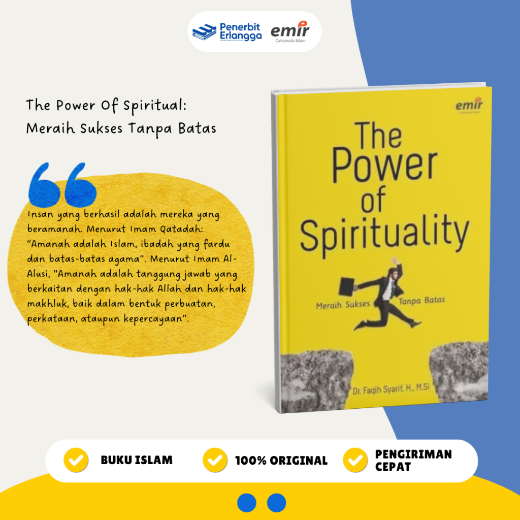 [Erlangga Official] Buku Referensi Islami: The Power Of Spiritual -Dr. Faqih Syarif, S.Sos.I, M.Si