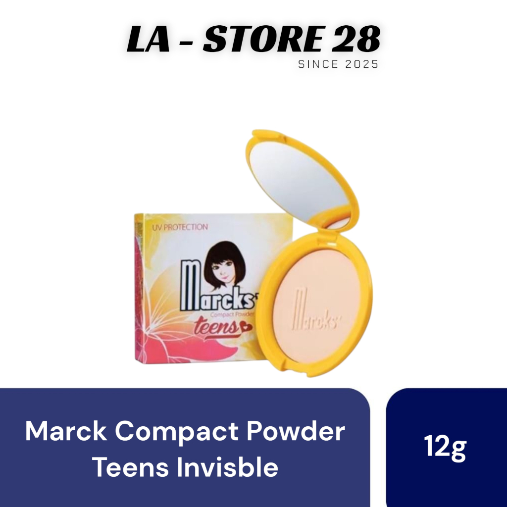 Marcks Compact Powder Teens Invisible 12gr - Bedak Padat Refill