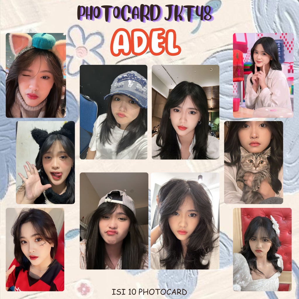 PHOTOCARD ADEL JKT48 | Photocard JKT48 Unofficial Premium