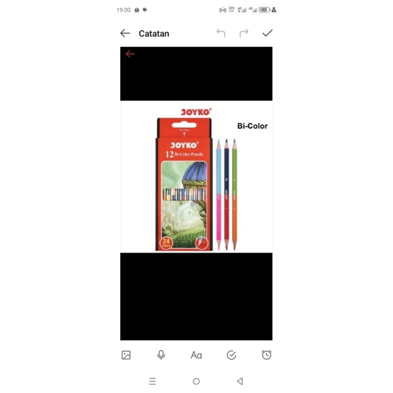 

Joyko Bi-Color/ Pencils Duo Color 2 Warna Per Pensil/pensil warna