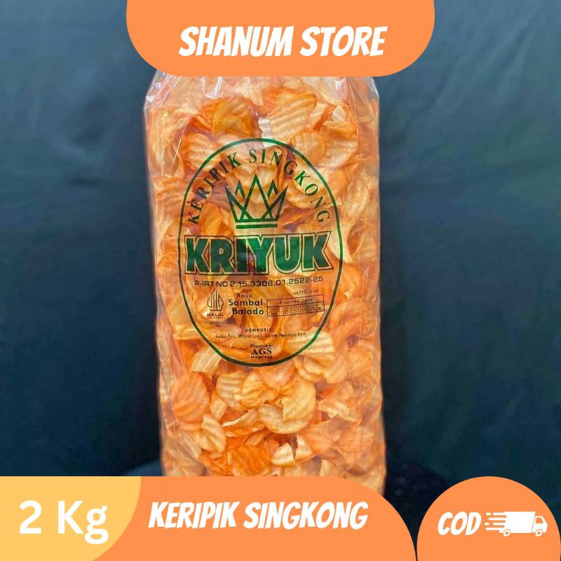 

Keripik Singkong Keripik Ketela Balado 2 Kg