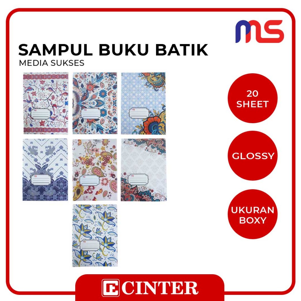 

MEDIA SUKSES - SAMPUL BUKU / SAMPUL KERTAS / BOXY / CAMPUS BATIK ISI 20 LEMBAR