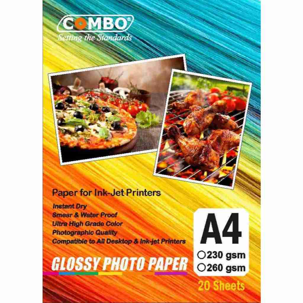 Photo Paper Doff Silky A4 260gr / Kertas Foto Silky Matte A4 Combo