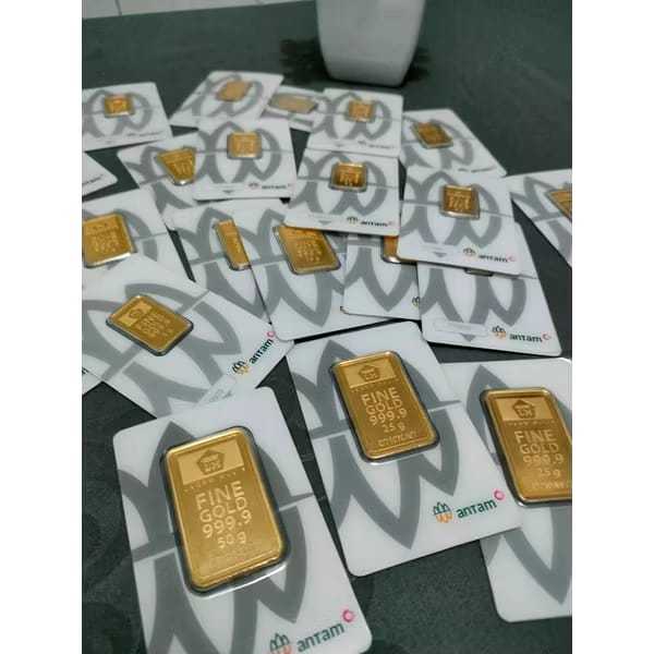 Logam Mulia Emas Antam 50 gram Press Certieye LM