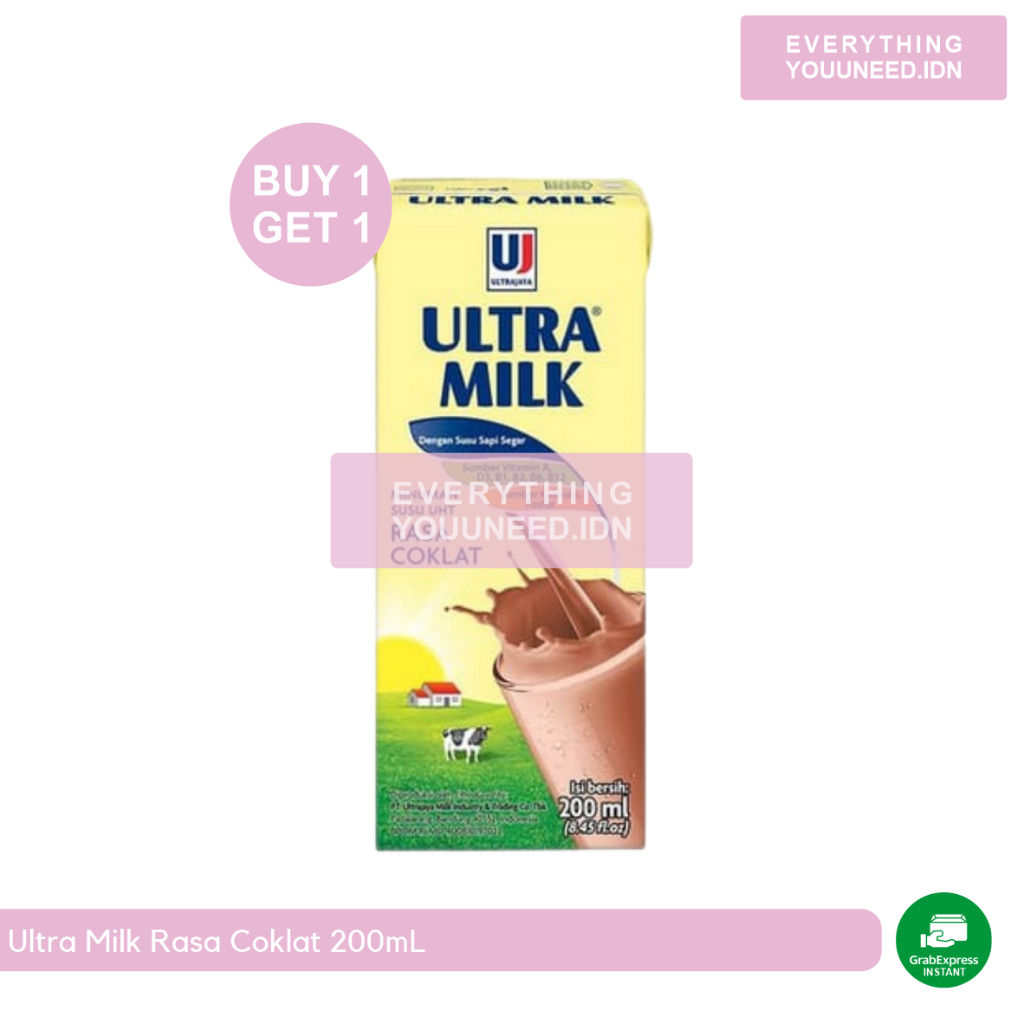 

Susu UHT Ultra Milk Coklat 200ml