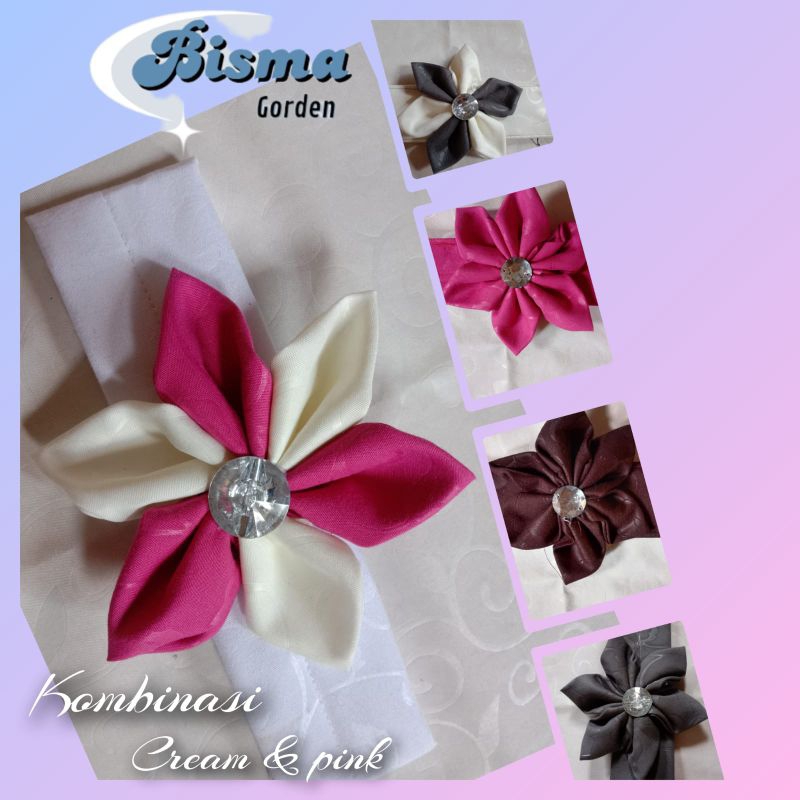 tali gorden kupu-kupu minimalis bunga bintang