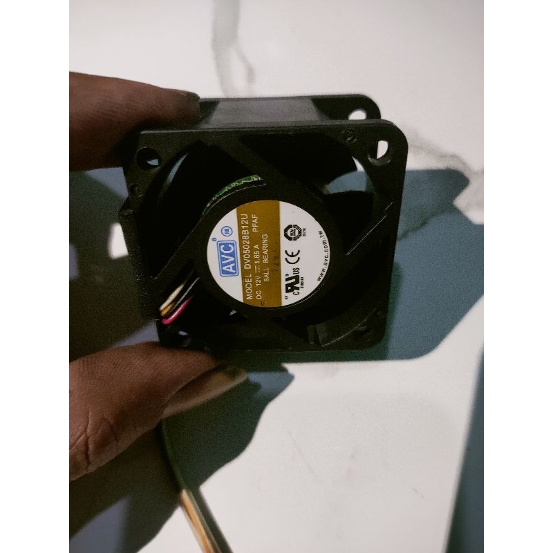 high sped kipas/fan DC AVC 12volt 1.65a 5x5cm