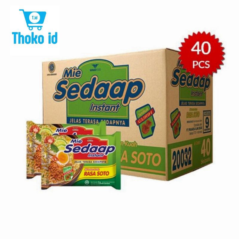 

Mie sedap soto 75 gr satu karton
