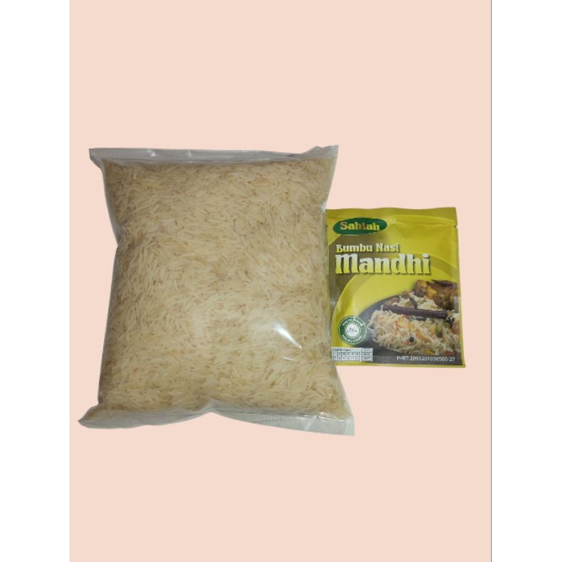 

PAKET BERAS BASMATI 1KG DAN BUMBU NASI MANDHI