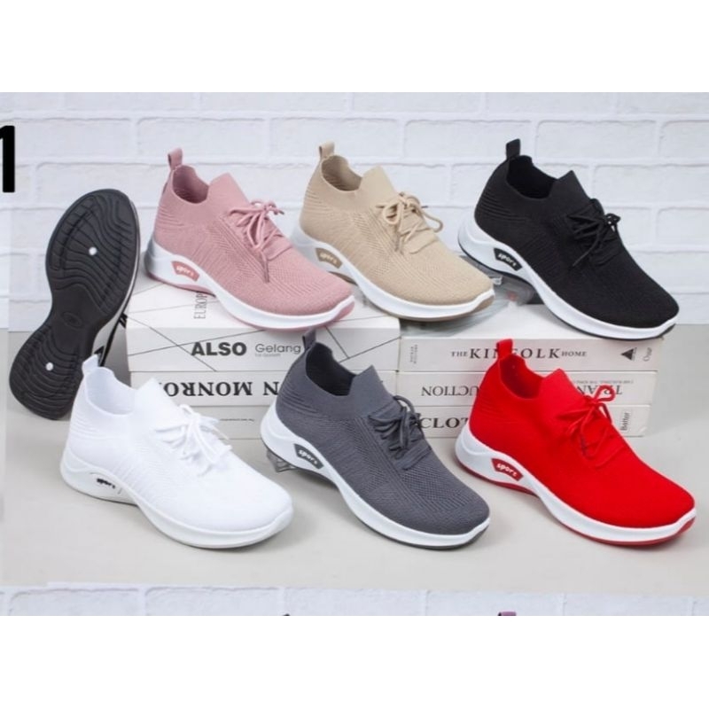 Belbe/Sepatu rajut import/sepatu sneaker cewek