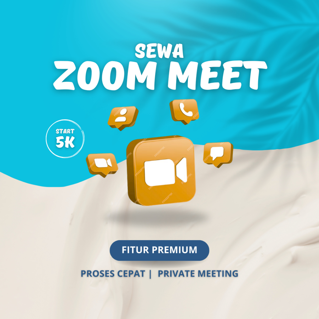 Sewa Zoom Harian 100 300 500 1000 Peserta Termurah dan Full Garansi