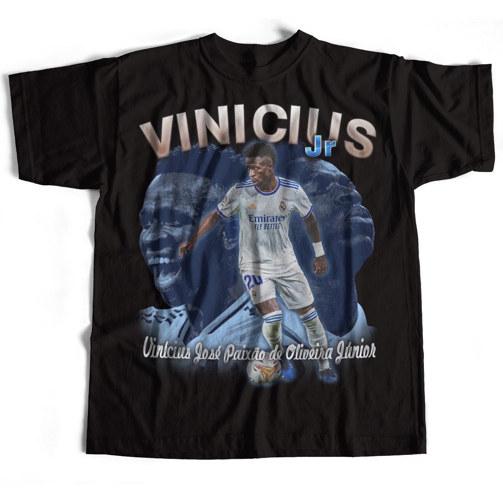 Vinicius Junior Shirt | Kaos Brazil Vini Jr | Baju Real Madrid | Sepatu Sepakbola | Video Ronaldinho