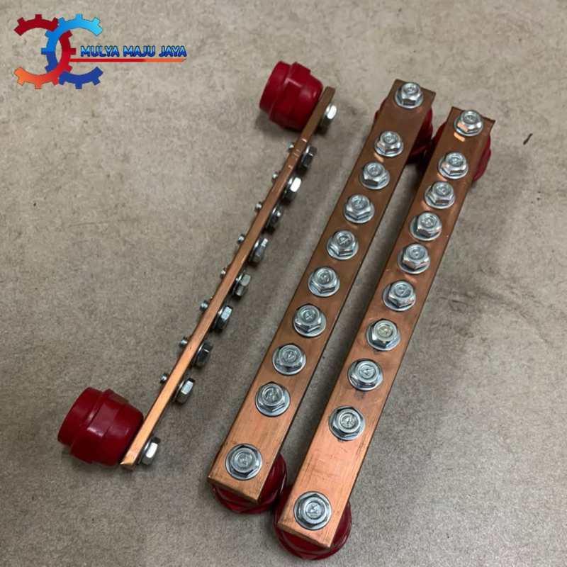 busbar tembaga 6mm x 30mm x 300mm Busbar custom