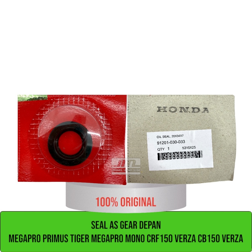 Seal as gear depan megapro primus tiger megapro mono cb150 verza crf 150 verza 91201-030-033