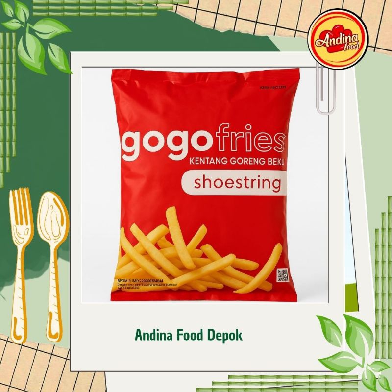 

POTATO SHOESTRING | KENTANG GORENG BEKU | KENTANG GORENG FROZEN 1 KG HALAL