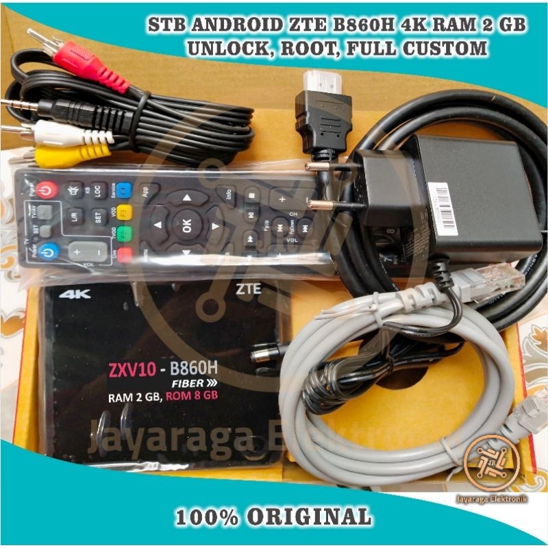 RK STB Android Smart TV Box B86OH 4K Hybrid Full Root Full Custom Full Fitur Mengubah tv jadul