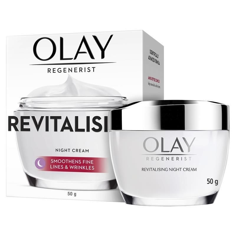 Olay regenerist revitalising hydration night cream/olay night cream/olay revitalising hydration 50g