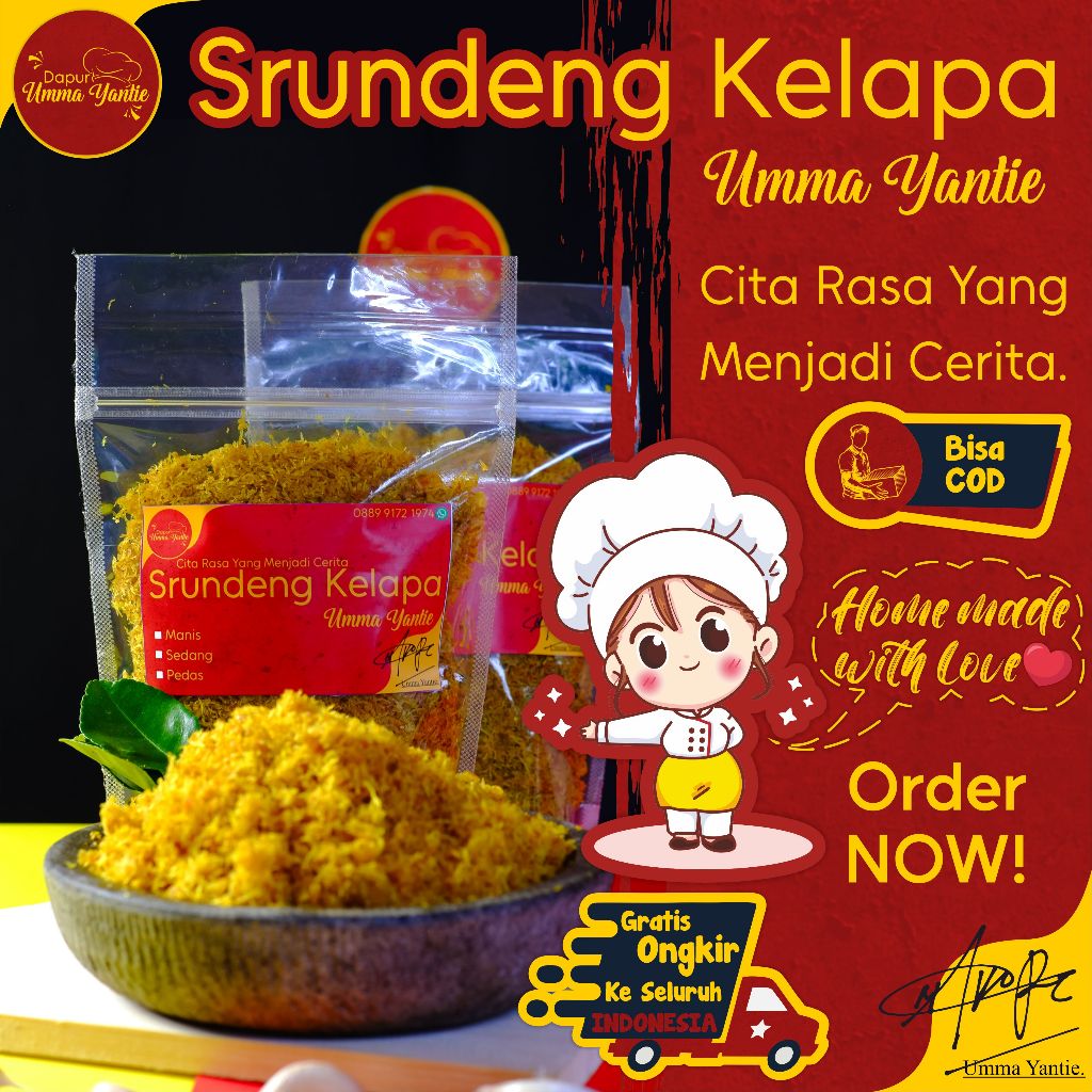 

Srundeng Kelapa 150 Gram Khas Jawa Premium Homemade Asli HALAL Manis Gurih Lezat