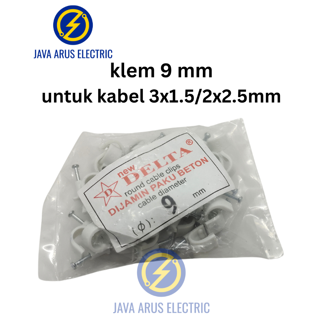 PAKU KLEM KABEL KLIP KABEL DIJAMIN PAKU BETON