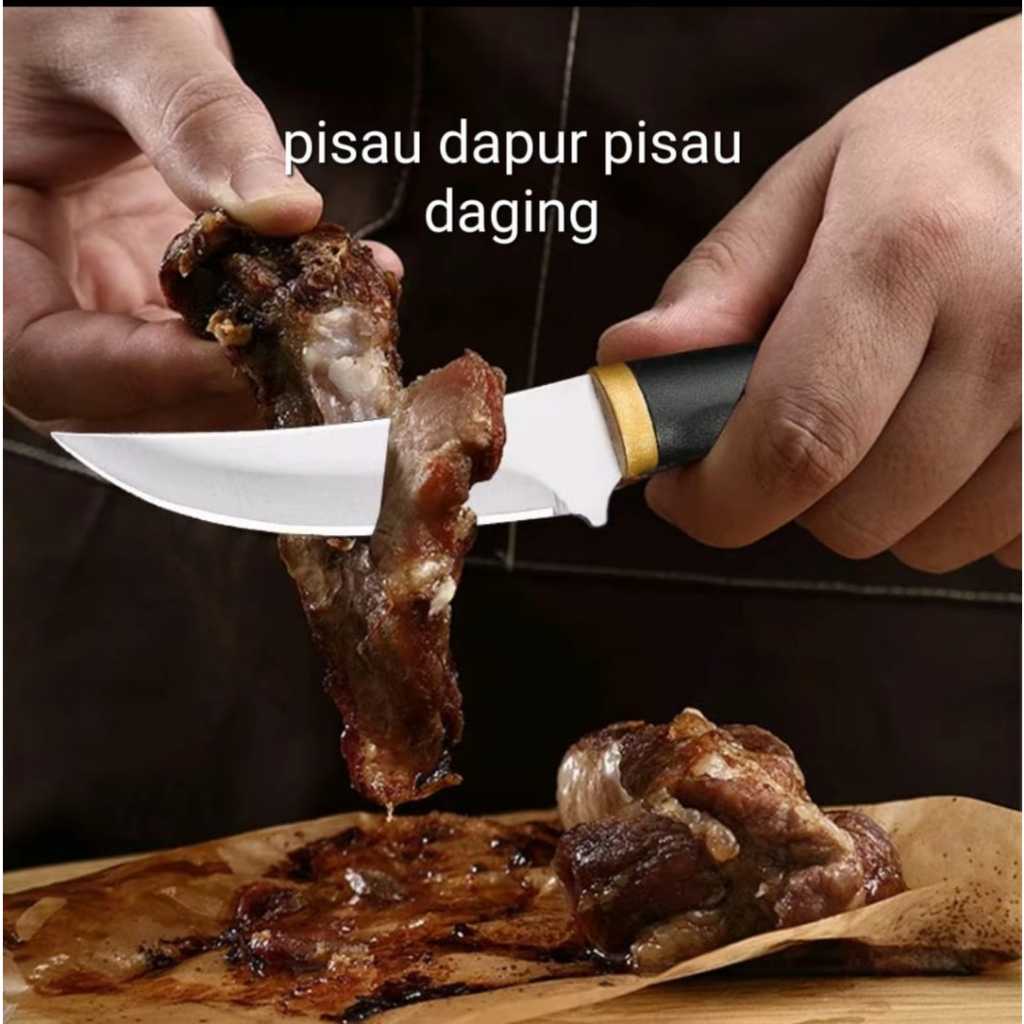 Ay00 PISAU DD2 JEPANG SUPER TAJAM PISAU SARUNG KULIT PISAU DAPUR DAGING DD2 ORI