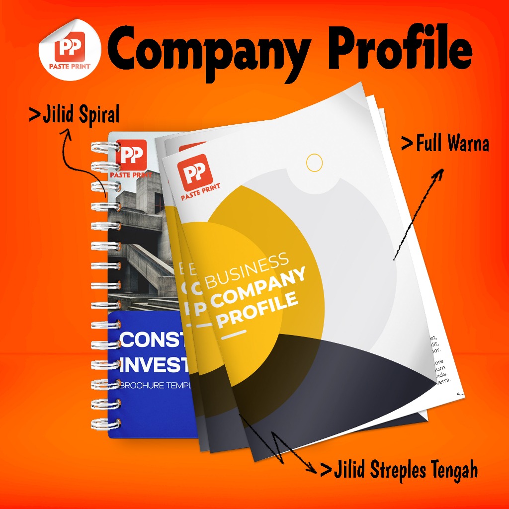 Cetak Company Profile Majalah Katalog Portofolio Custom