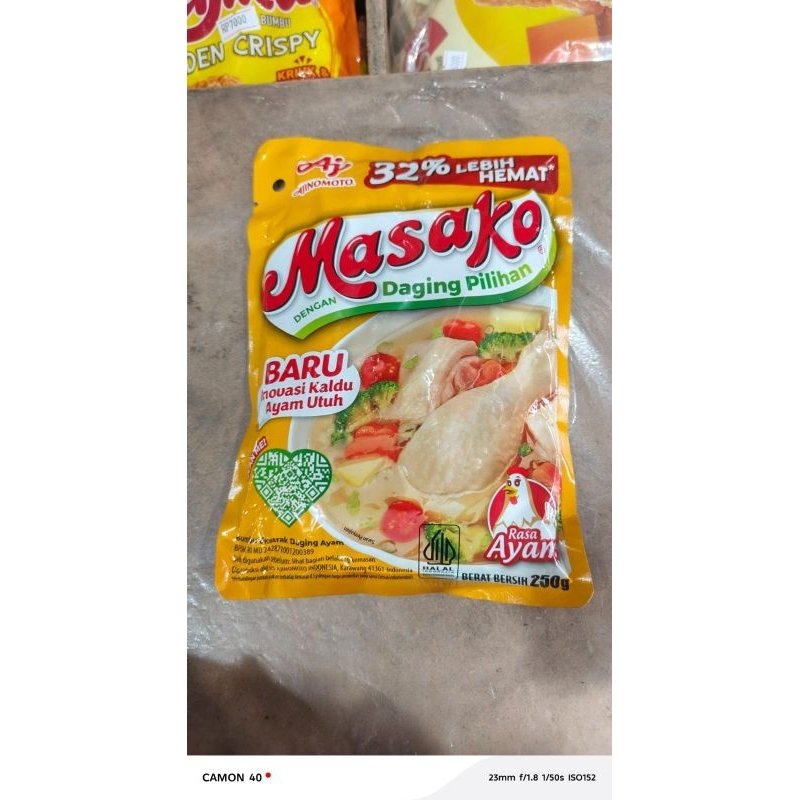 

masako rasa ayam kemasan 250g lebih hemat